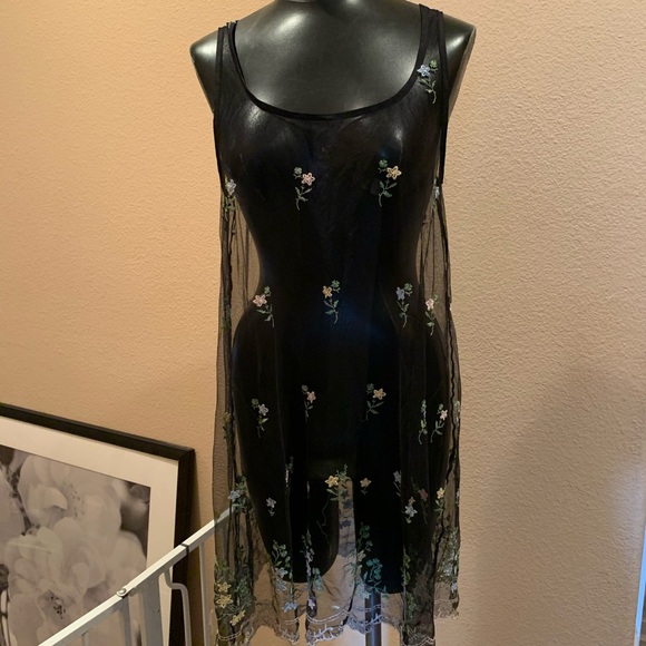 Mossimo Supply Co. Other - Sheer Cover up with Flower Detailing